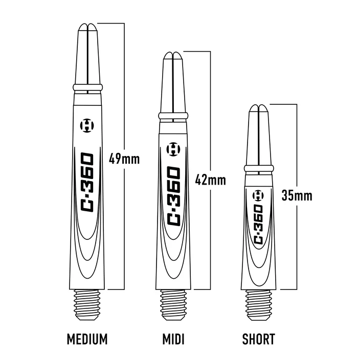 Harrows Carbon 360 Spin-Shaft - Clear