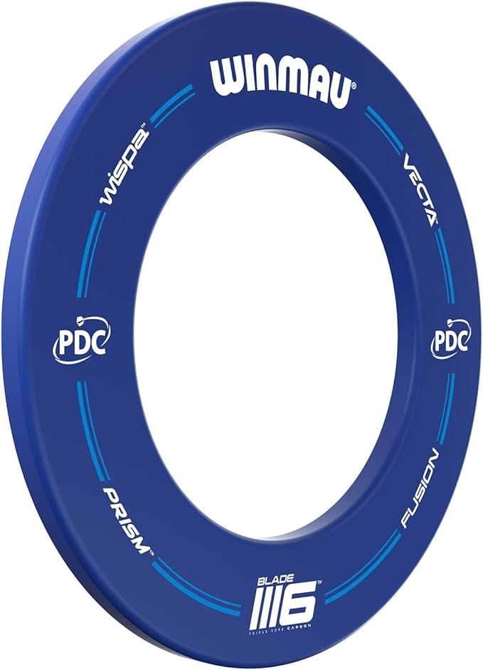 Winmau Dartboard Surround mit Aufdruck - Blau