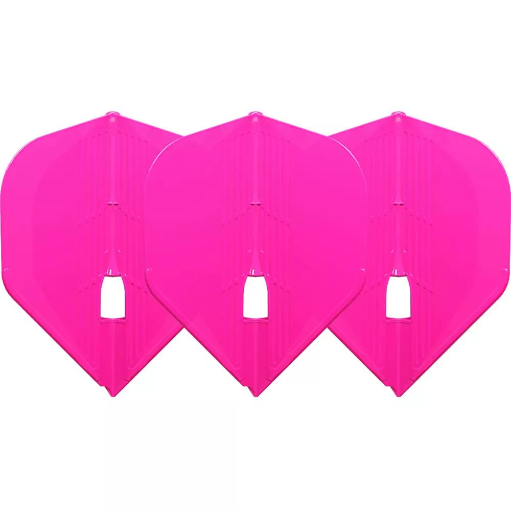 L1 Kami Champange L-Style Flights- Standard Neon Pink