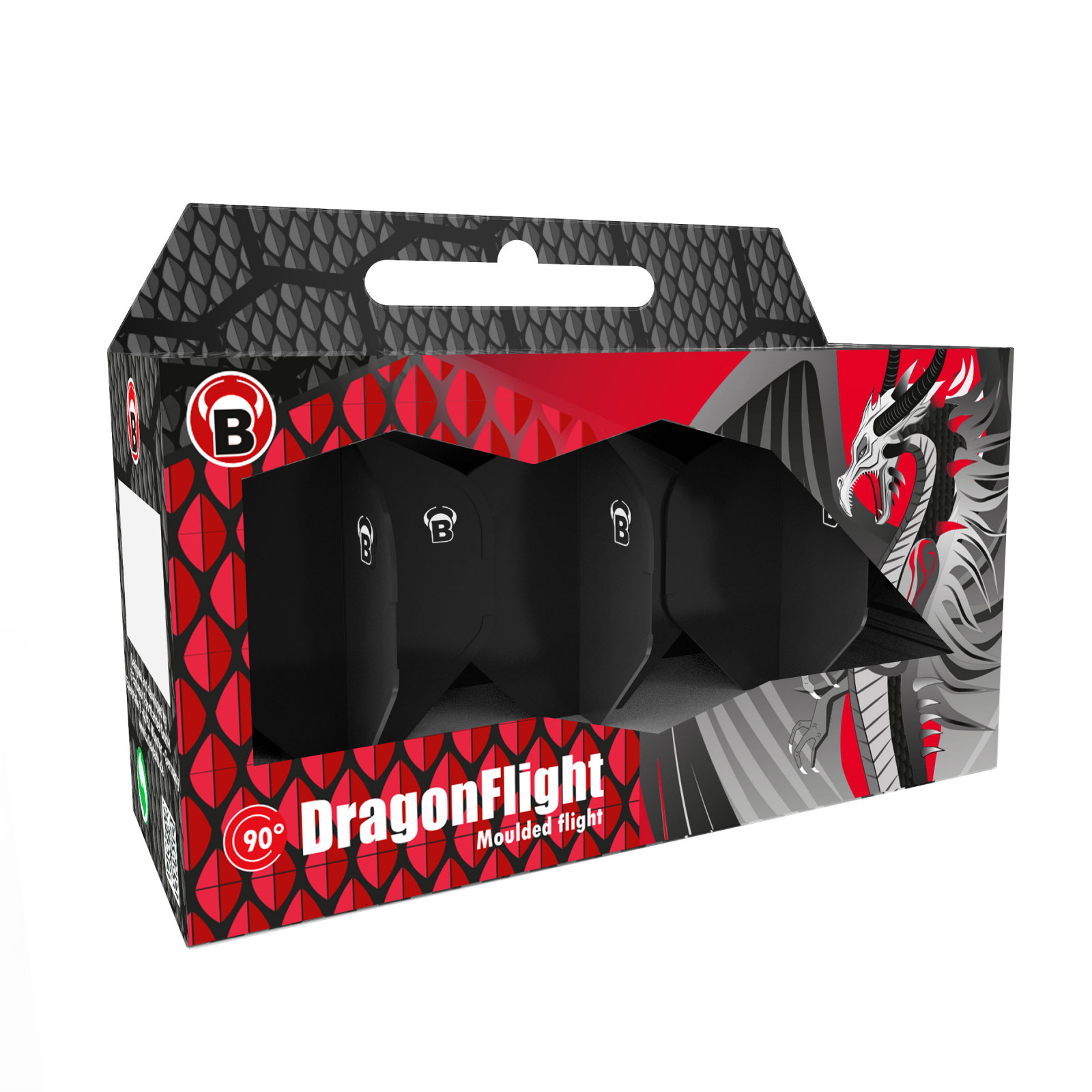 3 DragonFlights Bull's Gelb - Small - No6