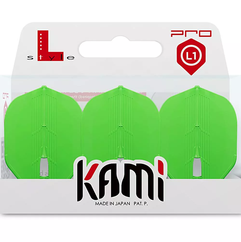 L1 Kami Champange L-Style Flights- Standard Neon Green