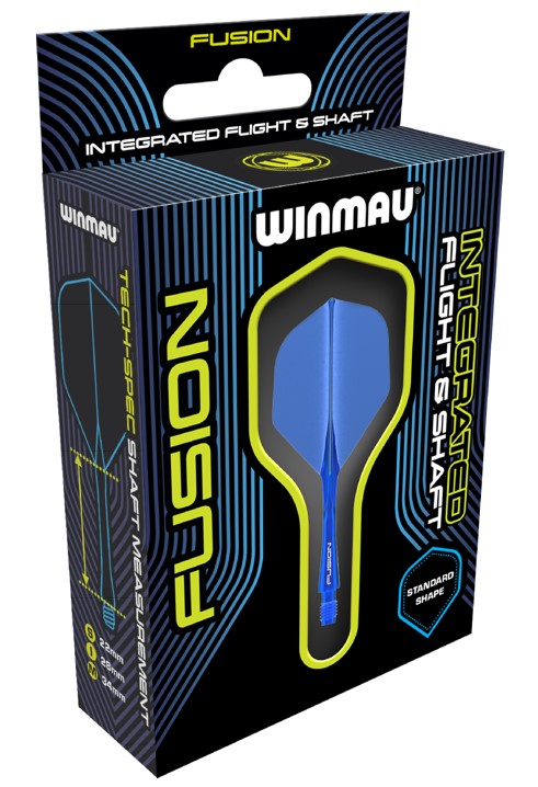 Winmau Fusion No2 Integrated Flight & Shaft - Blue