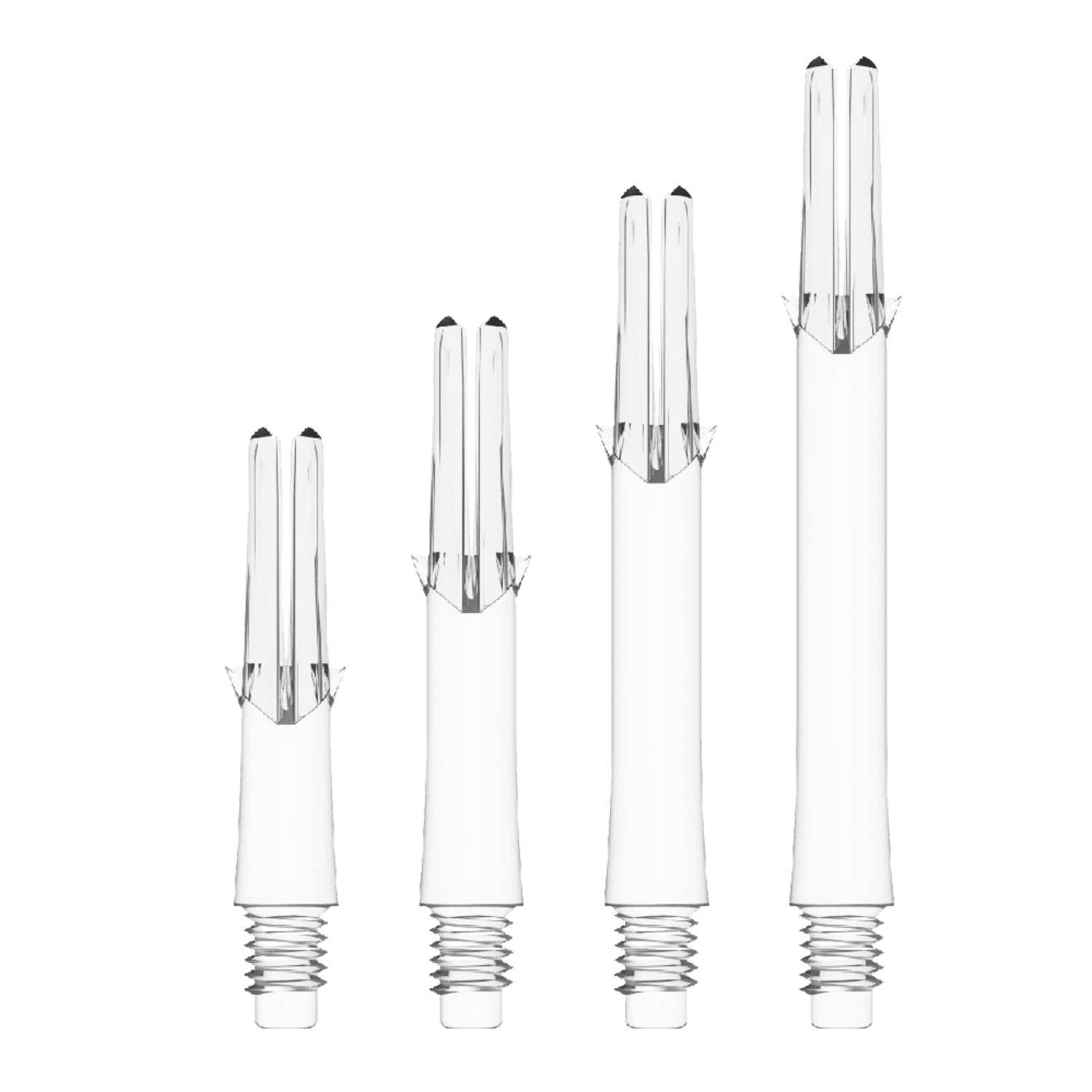L-Style Locked L-Shaft Straight - Clear
