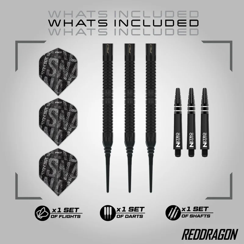 Peter Wright Black Mamba RedDragon - Softdart