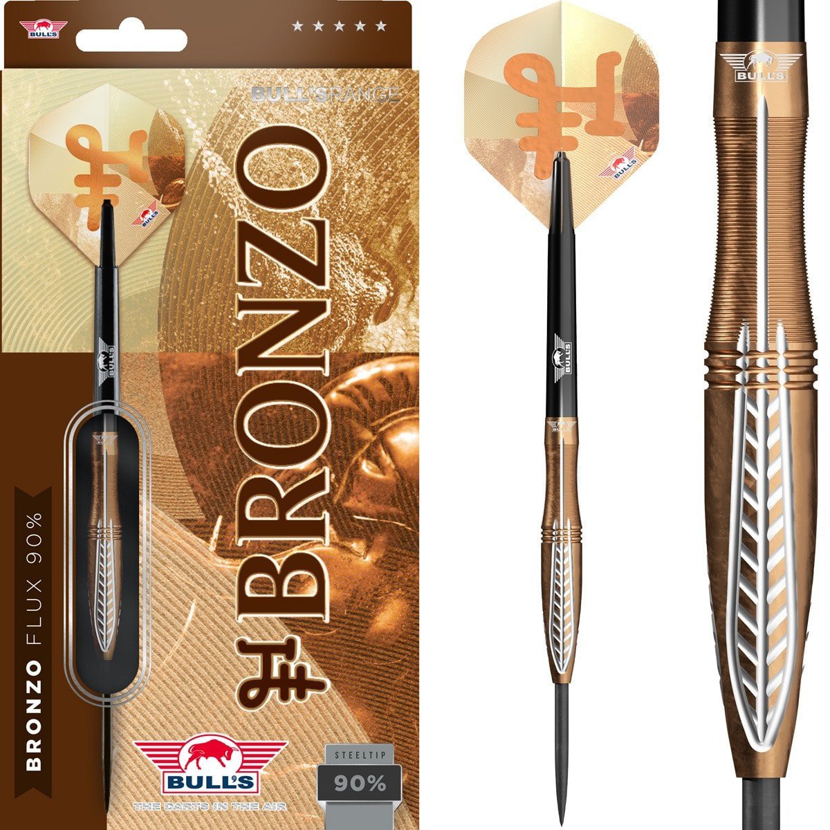 Bull's NL Bronzo Flux - 90% Tungsten - Steeldart