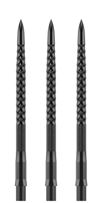 Caliburn Wechselspitzen Dart Points - Ripple - Black