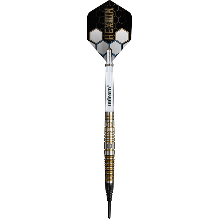 Unicorn Hexium 3 Gold Black 90% Tungsten - Softdart
