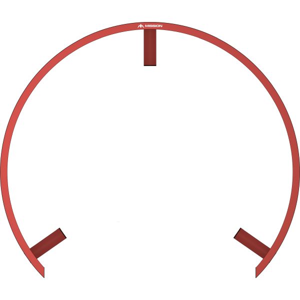 Torus 270° Dartboard Beleuchtung - Mission - Red