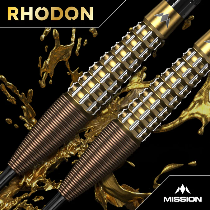 Mission Rhodon 95% Tungsten Darts - Bronze/Gold - Steeldart