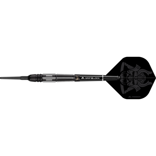 Mission Kuro Darts - Black M4 - Rear Taper - Softdart