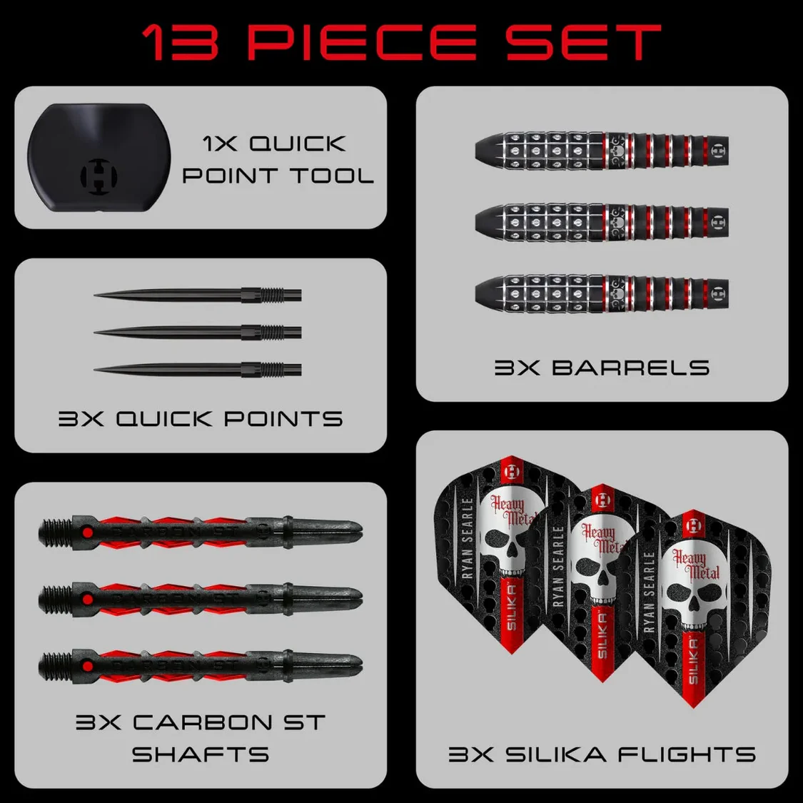 Ryan Searle Series 3 - Harrows Quick Point Darts - Steeldarts