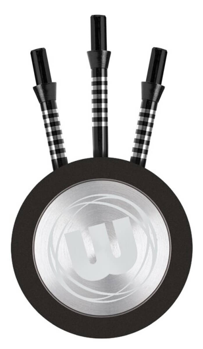 Winmau FreeFlo Re-Grooved Points - Wechselspitzen schwarz