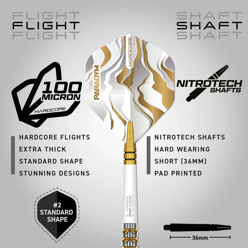 RedDragon - Paradym Gold Torpedo - Steeldart