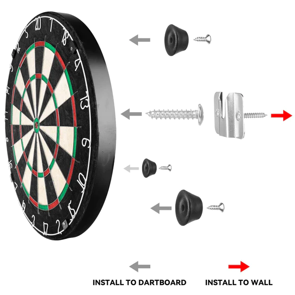 XQMax Dartboard-Halterung inkl. Dartboard-Aufhänge-Set