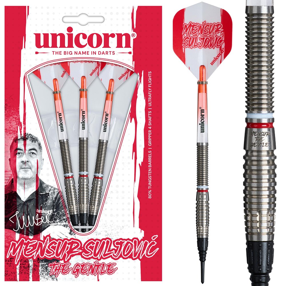 Mensur Suljovic The Gentle - Unicorn 95% Tungsten - Softdart