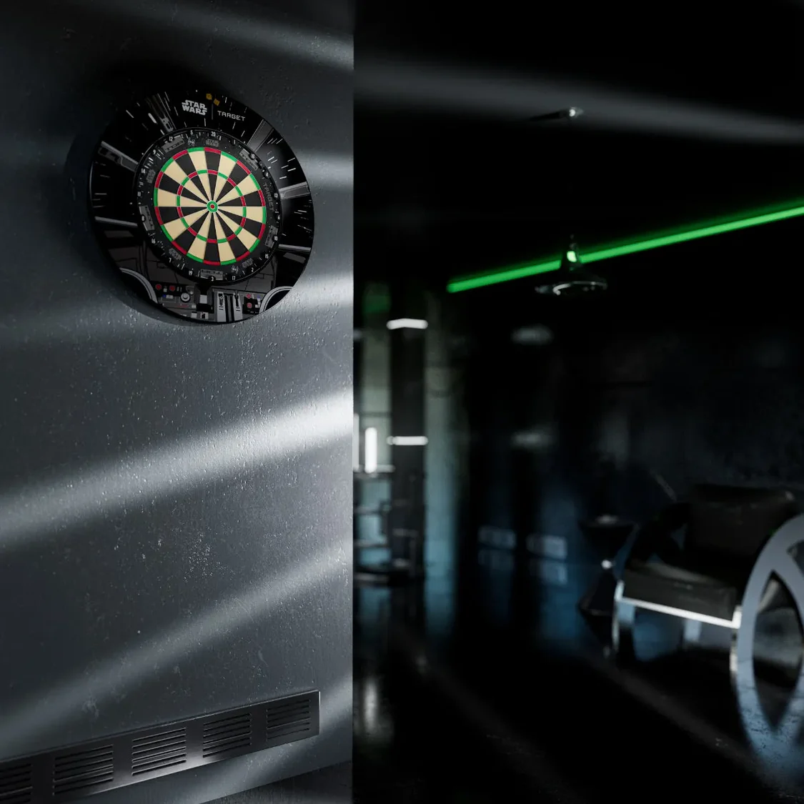 Target Star Wars Millennium Falcon Surround und Dartboard - Bundle