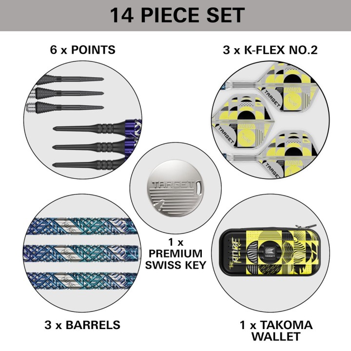 Luke Littler Edge 95K Target Soft-Tip Darts - Softdart