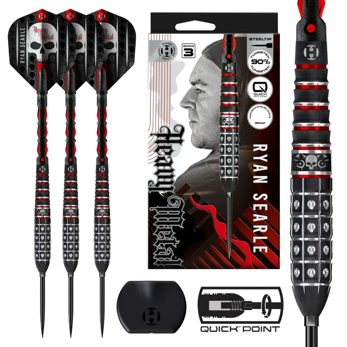 Ryan Searle Series 3 - Harrows Quick Point Darts - Steeldarts