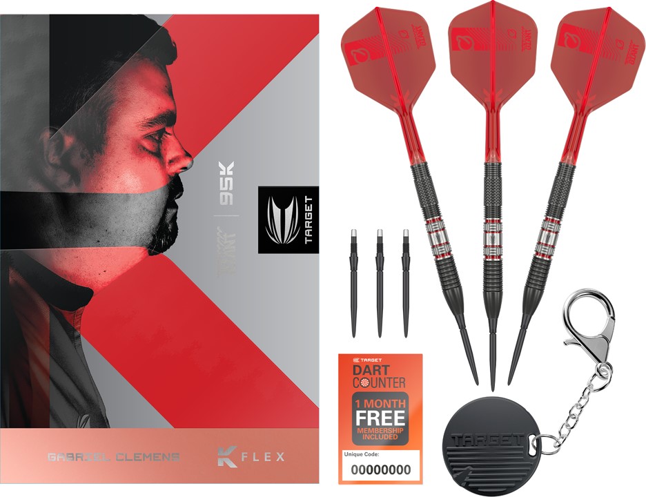 Gabriel Clemens 95K SP Steel Tip Darts 2024 - Steeldart
