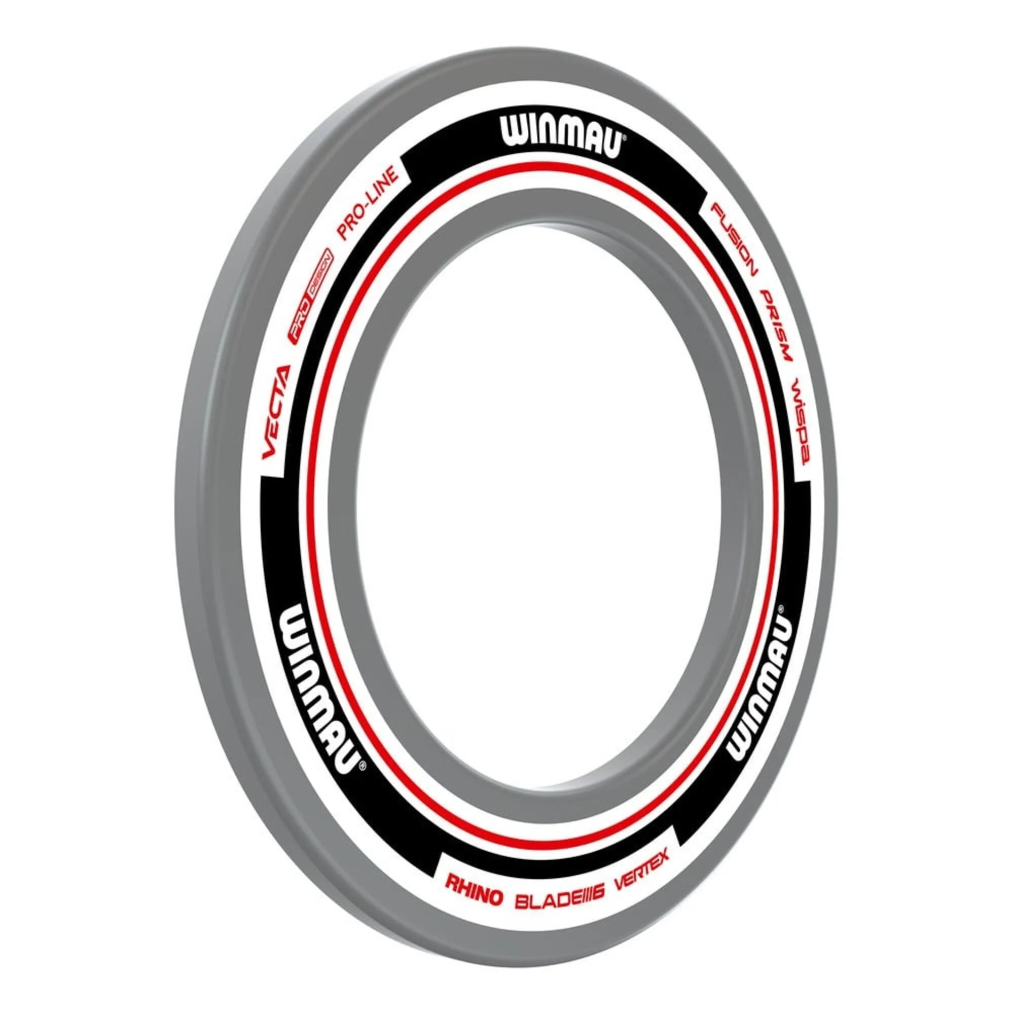Winmau Advance Dartboard Surround -  White/Red