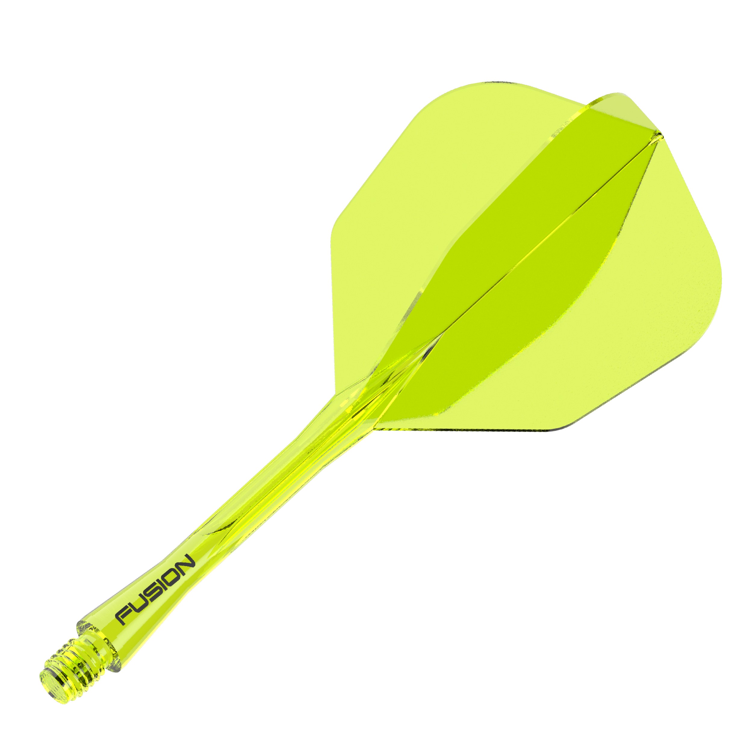Winmau Fusion No6 Integrated Flight & Shaft - neon yellow