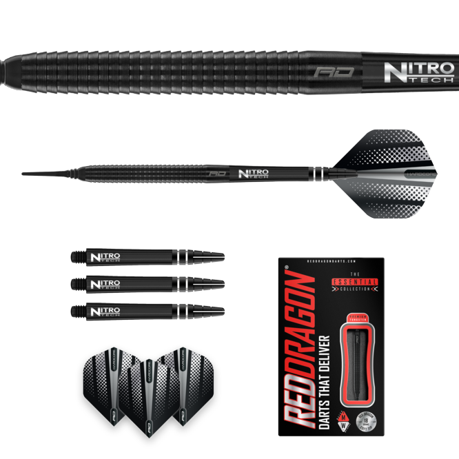 Razor Edge Black RedDragon - Softdart