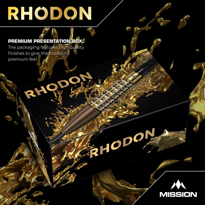 Mission Rhodon 95% Tungsten Darts - Bronze/Gold - Steeldart