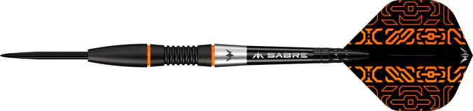 Mission Horizon Darts - 95% Black & Orange - Steeldart