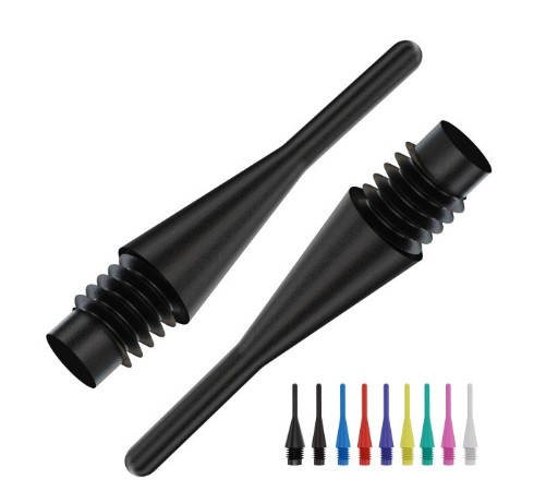 Bull's Longlife Long Dartspitzen - Schwarz