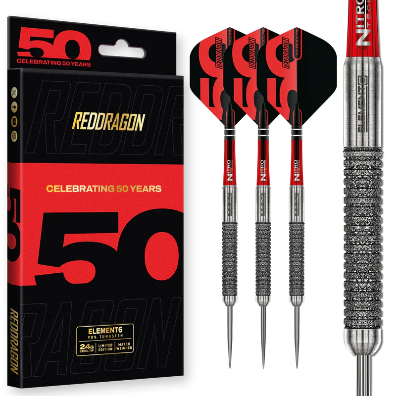 Red Dragon Element6 B – 50 Years Limited Edition - Steeldart
