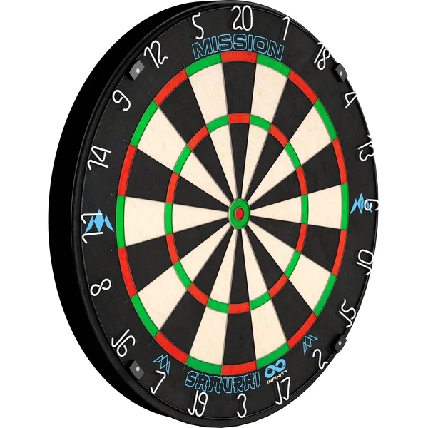 Samurai Infinity Mission Professional Dartboard - Black Ring