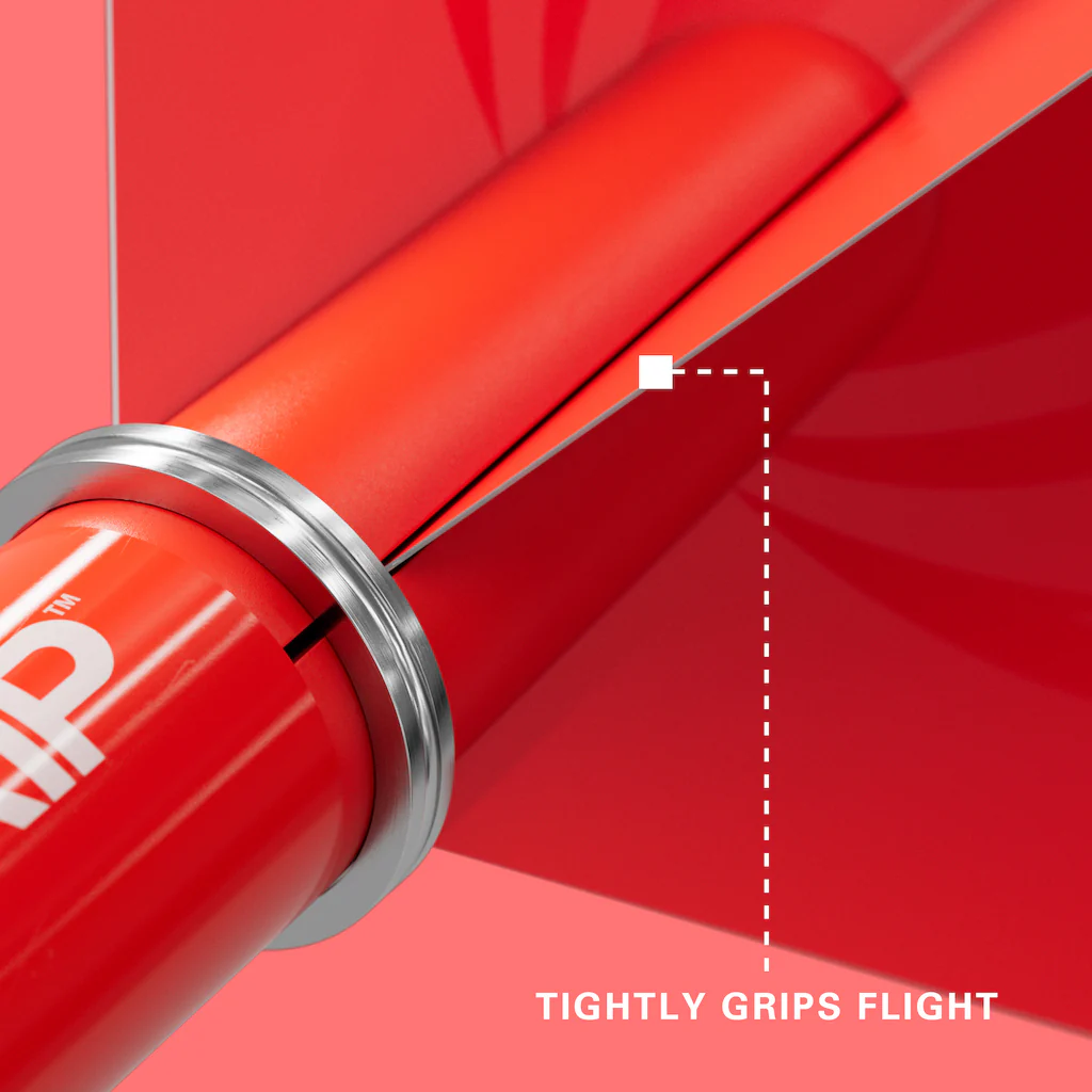 9er Packung Target Shaft Pro Grip - Red
