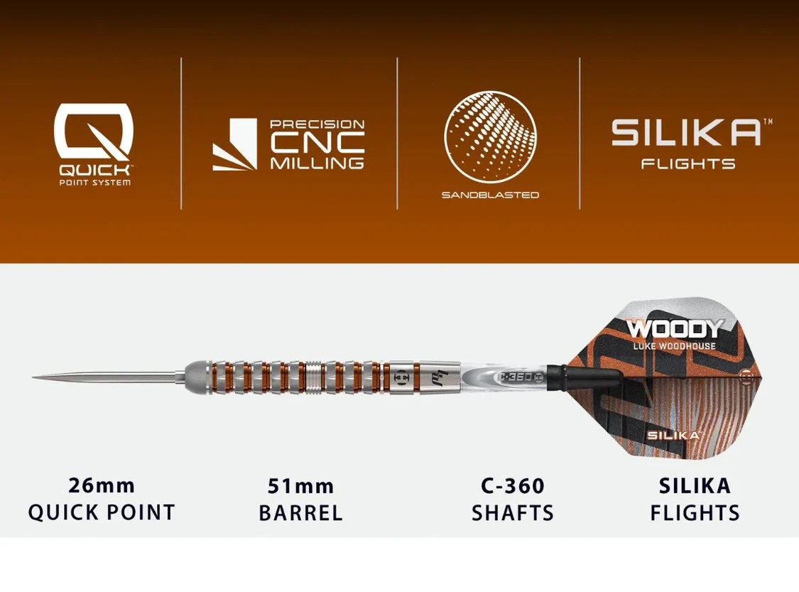 Luke Woodhouse Series 3 - Harrows Quick Point System - Steeldarts