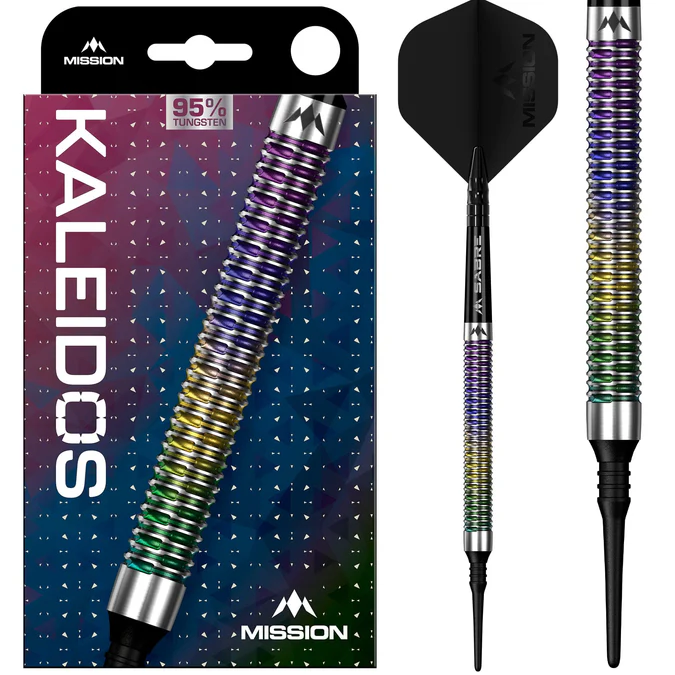 Mission Kaleidos Darts - 95% Tungsten - Steeldart