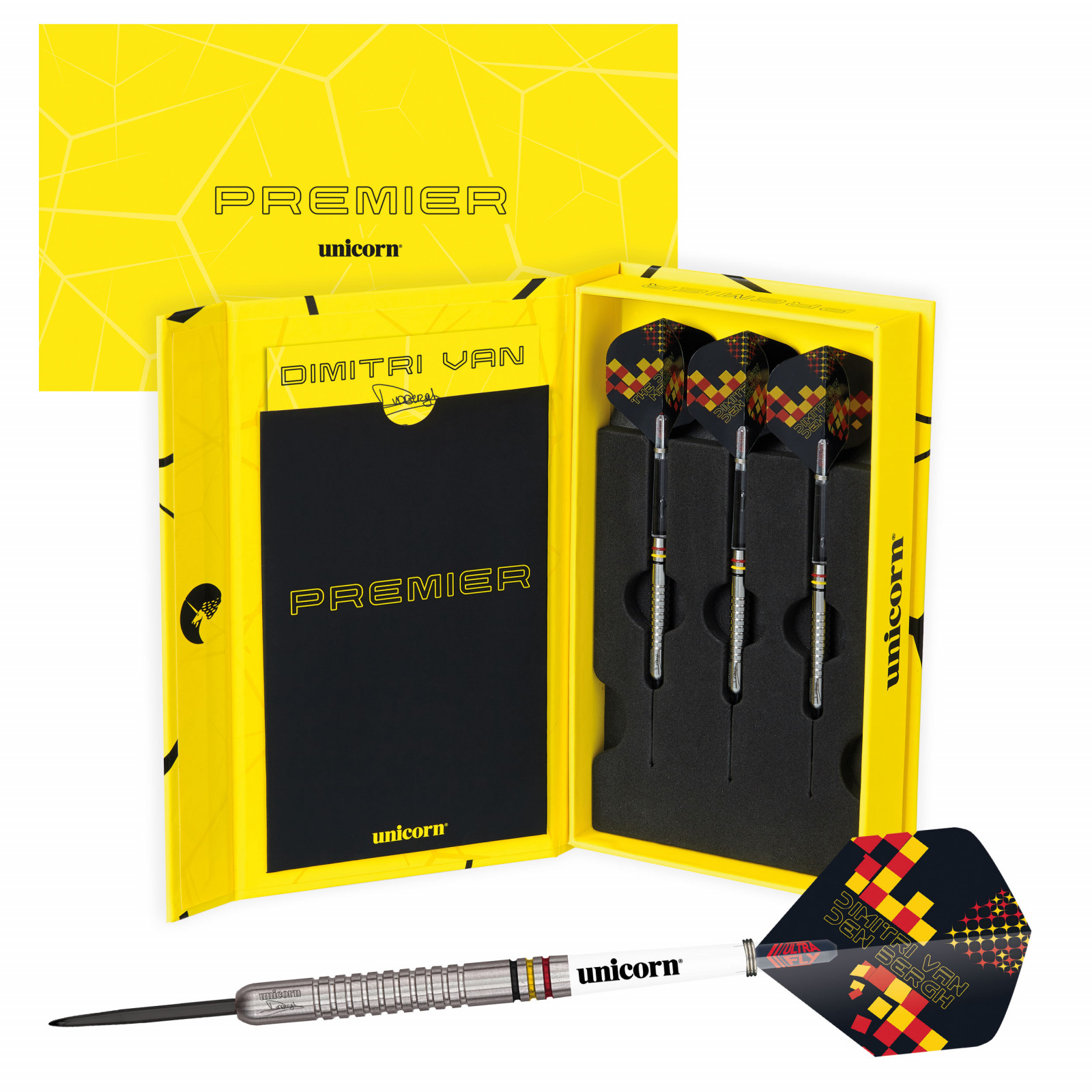 Dimitri van den Bergh Premier 2022 Unicorn - Steeldart