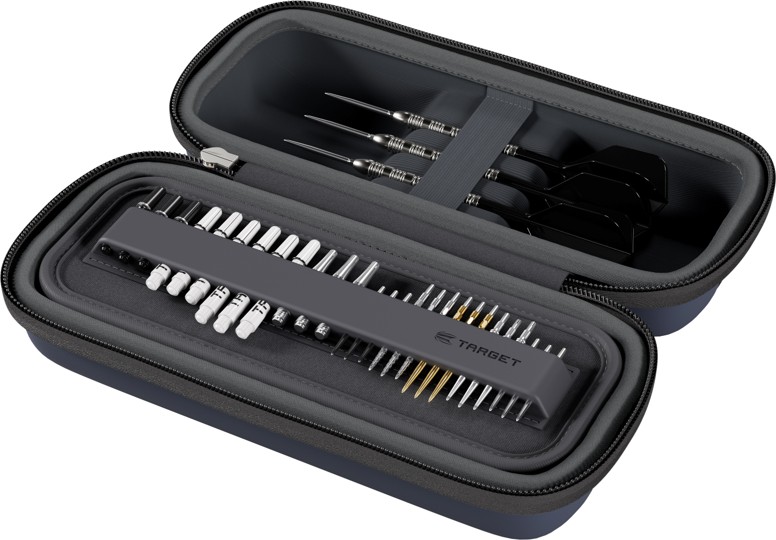 Target Boa Dart Case - Darttasche XL - Navy - Light Grey