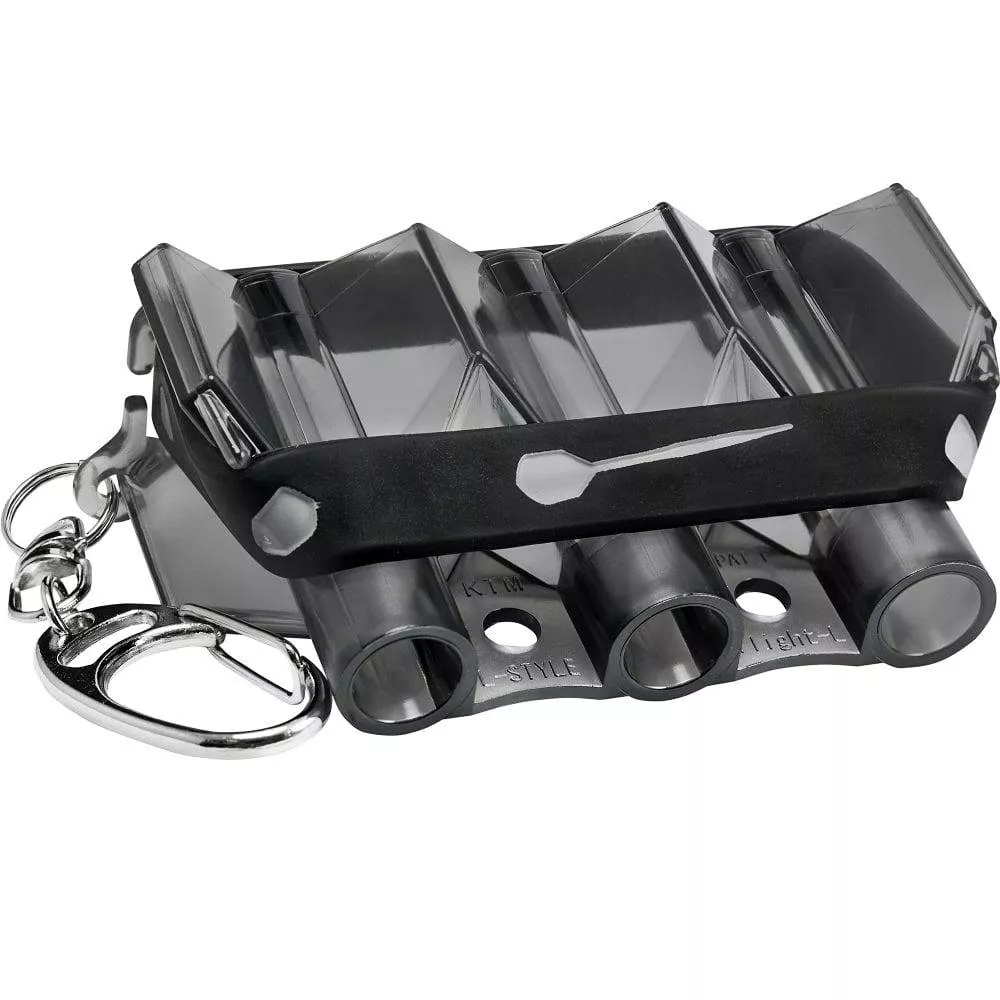 L-Style Krystal Flight Case - Clear Black