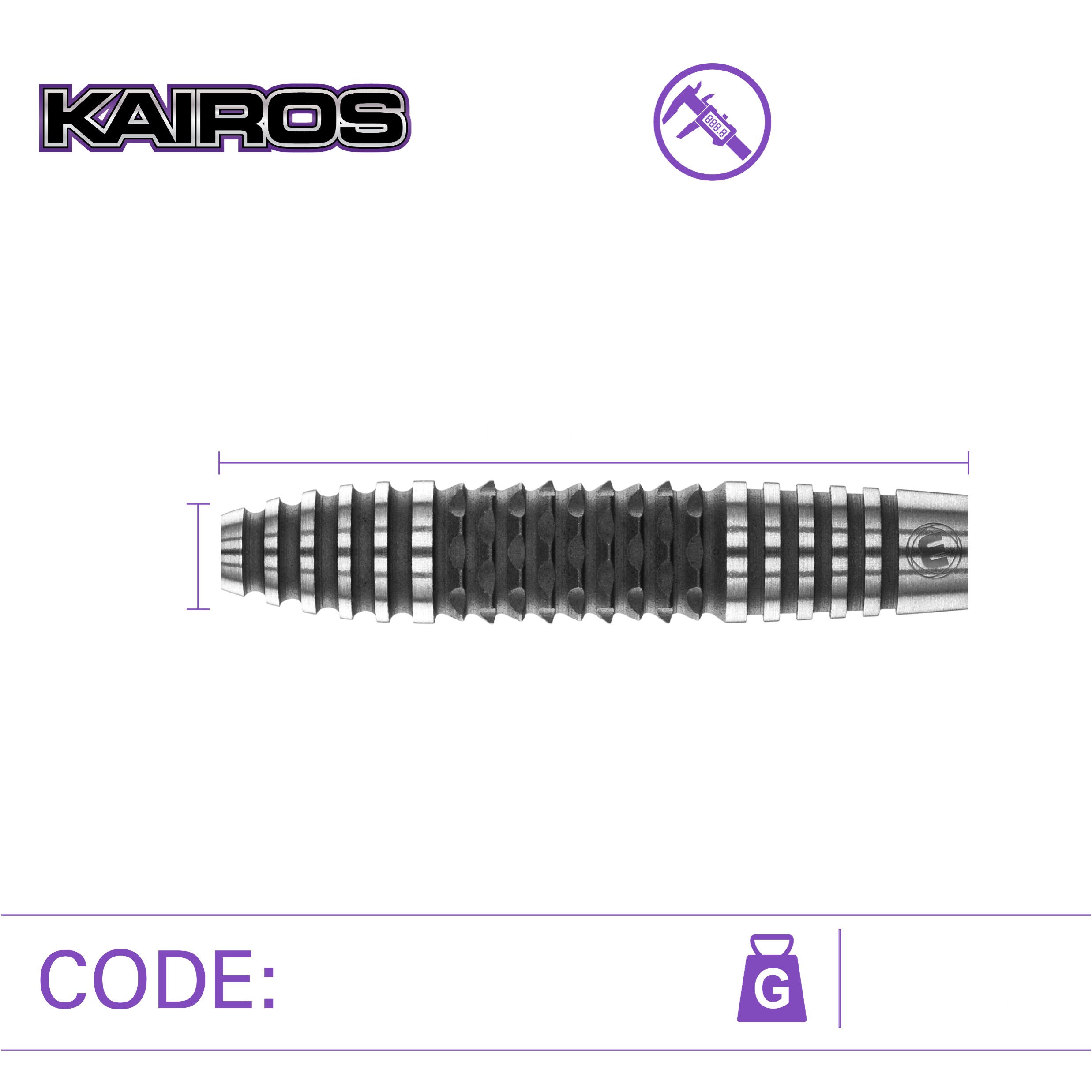 Winmau Kairos 90% Tungsten - Steeldart