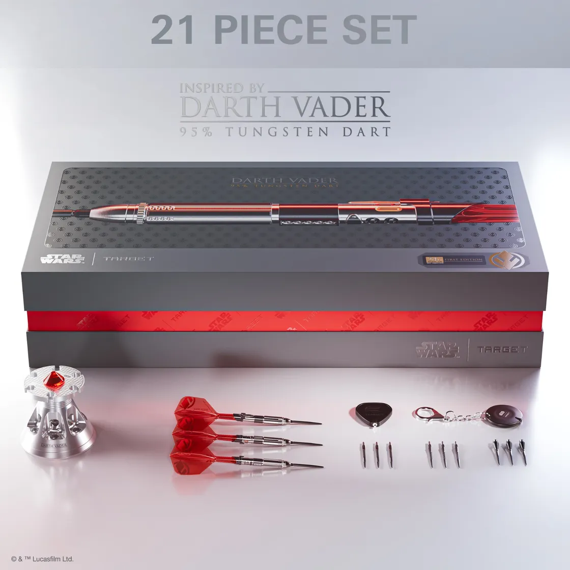 Star Wars - Target Darth Vader Sith Lord Lightsaber - First Edition 95% Tungsten - Steeldarts