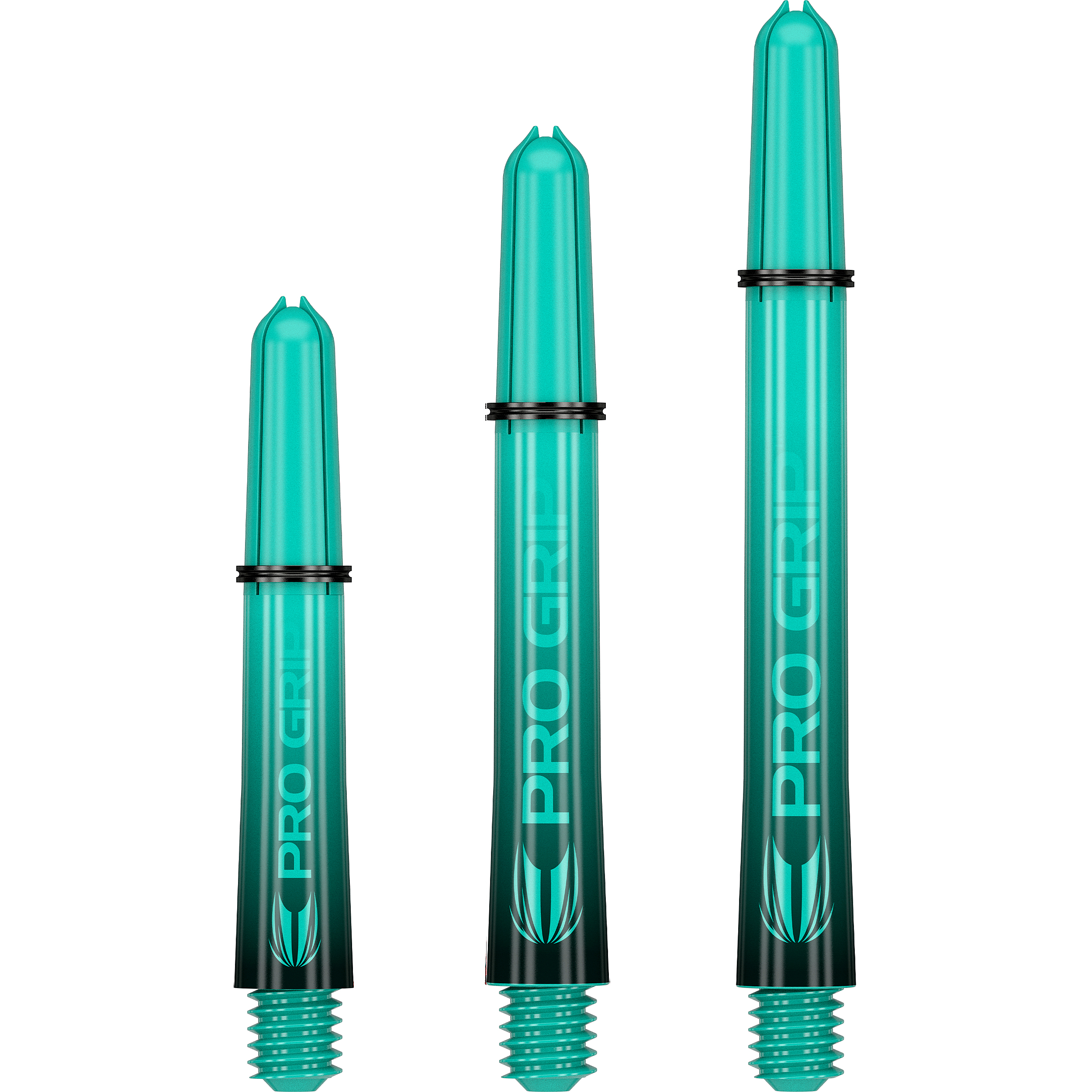 Target Pro Grip Sera Shafts - Black & Aqua