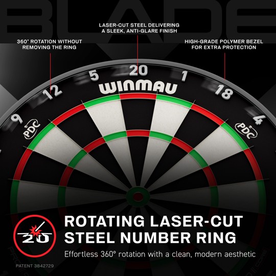 Winmau Blade X PDC Carbon Dartboard