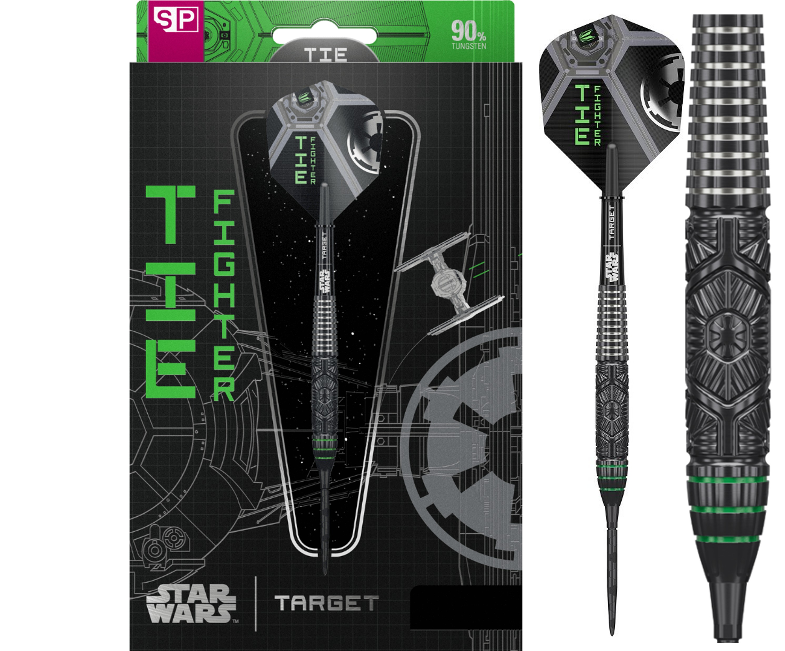 Target Star Wars Tie Fighter Swiss Point - Steeldarts