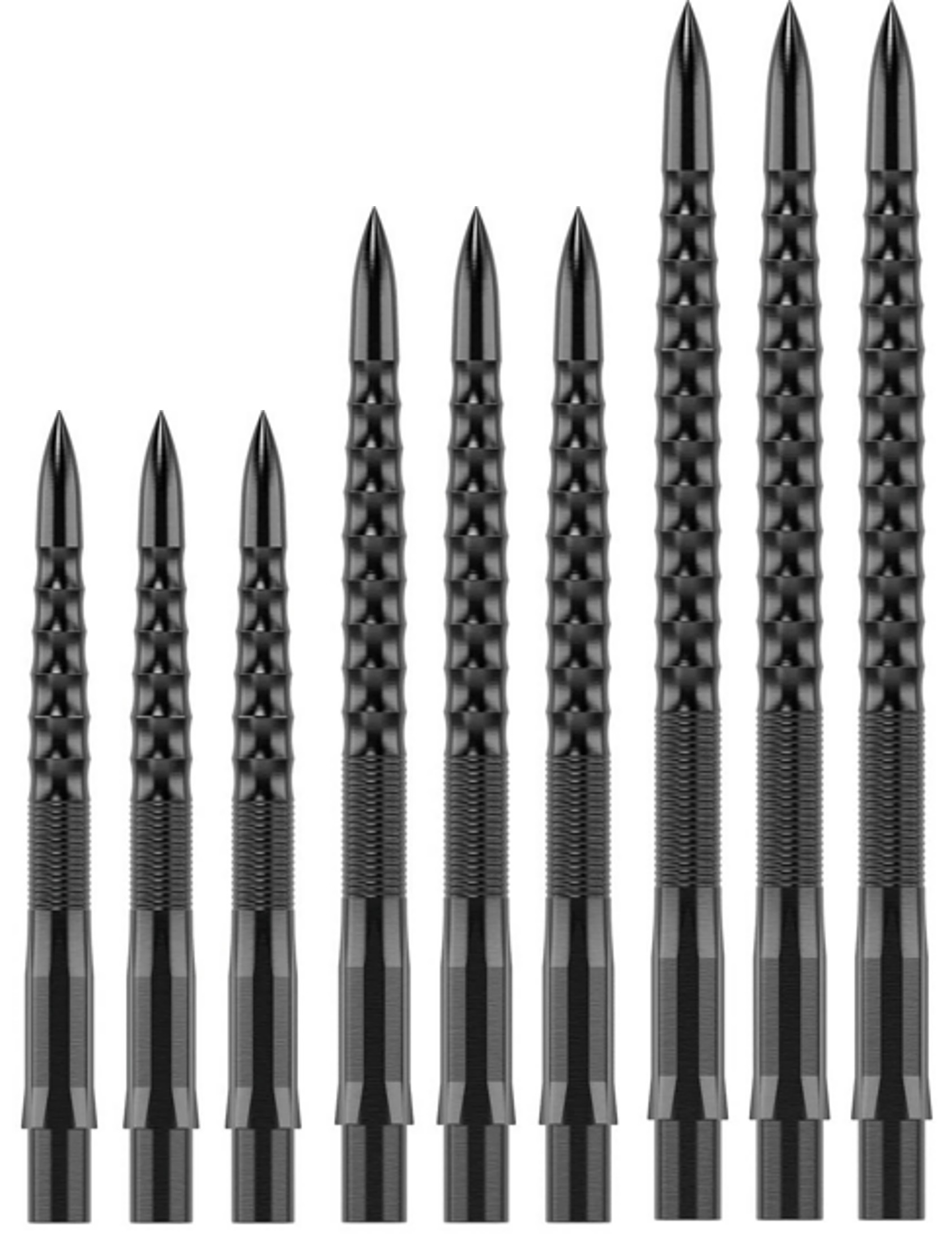 Caliburn Wechselspitzen Dart Points - Ripple - Black