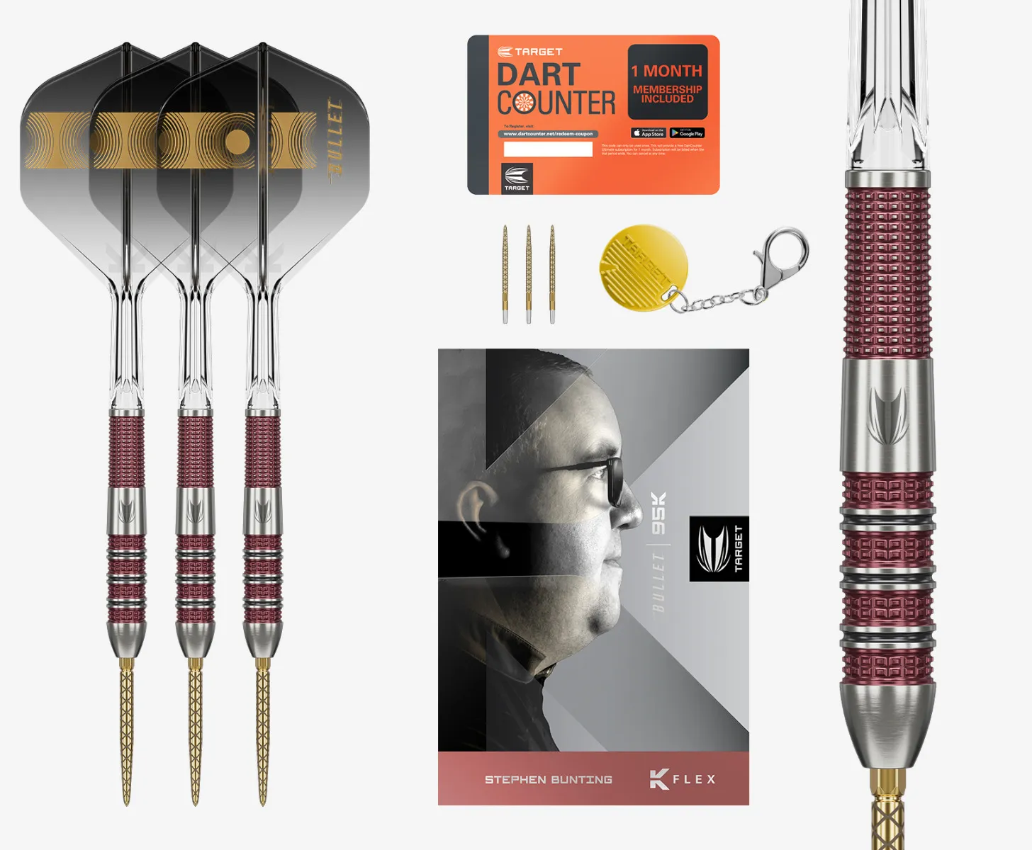 Stephen Bunting 95K Target Swiss-Point - Steeldart
