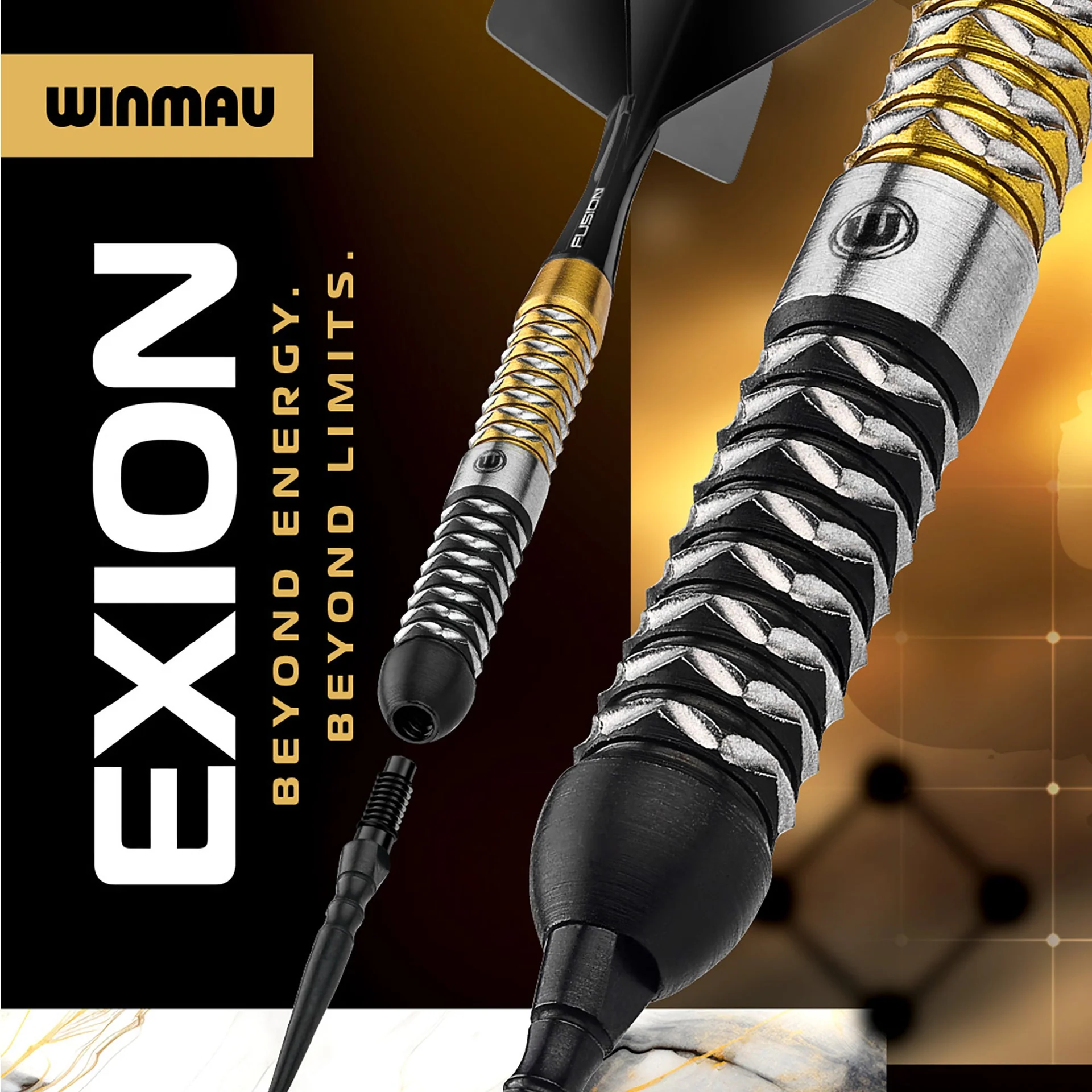 Winmau Exion Parallel Switch Points Wechselspitzen - Steeldart