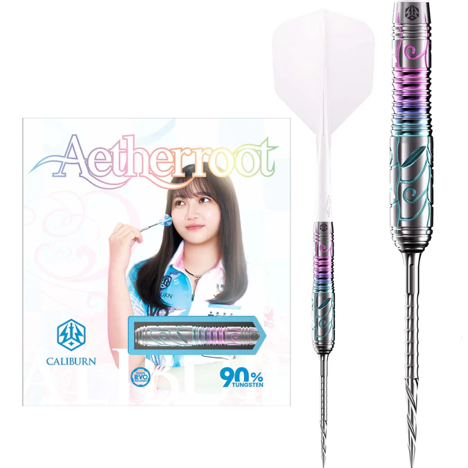 Caliburn Aetherroot Darts 90% Tungsten - EVO Wechselspitzen - Steeldart