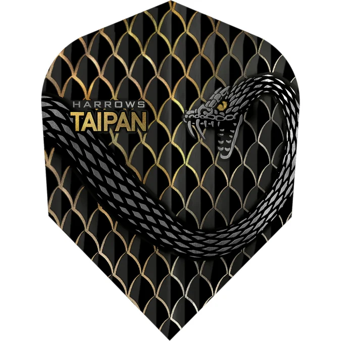 Harrows Taipan Dart Flights - No6 - Gold