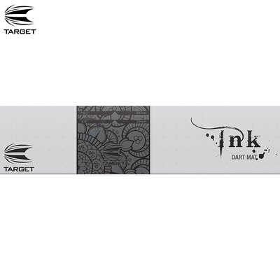 Target Ink Dartmatte mit Totenkopf - Grau