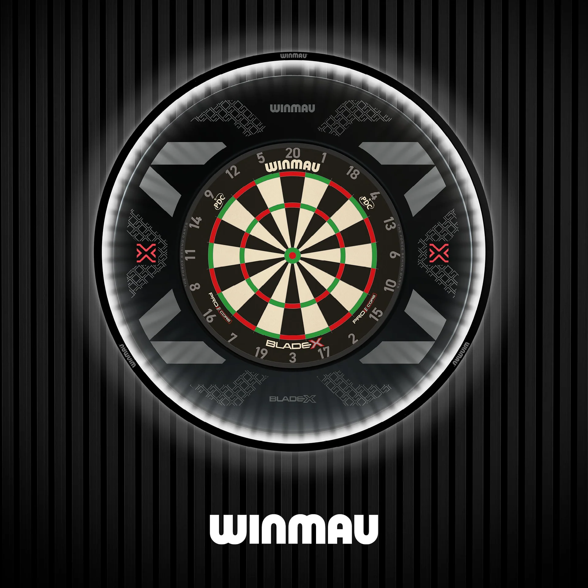 Winmau Blade X Dartboard Surround - black