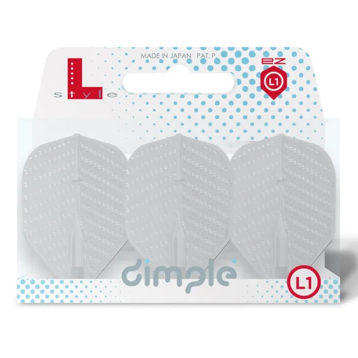 L-Style L1EZ Dimple Standard Flights - White